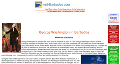 Desktop Screenshot of george-washington.visit-barbados.com