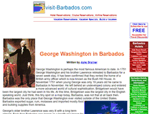 Tablet Screenshot of george-washington.visit-barbados.com
