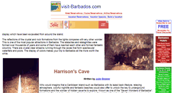 Desktop Screenshot of harrisons-cave.visit-barbados.com