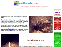 Tablet Screenshot of harrisons-cave.visit-barbados.com